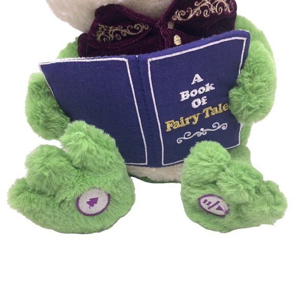 Cuddle Barn Prince Hadley Storytelling Frog Recites 5 Classic Fairy-Tales - Picture 8 of 13